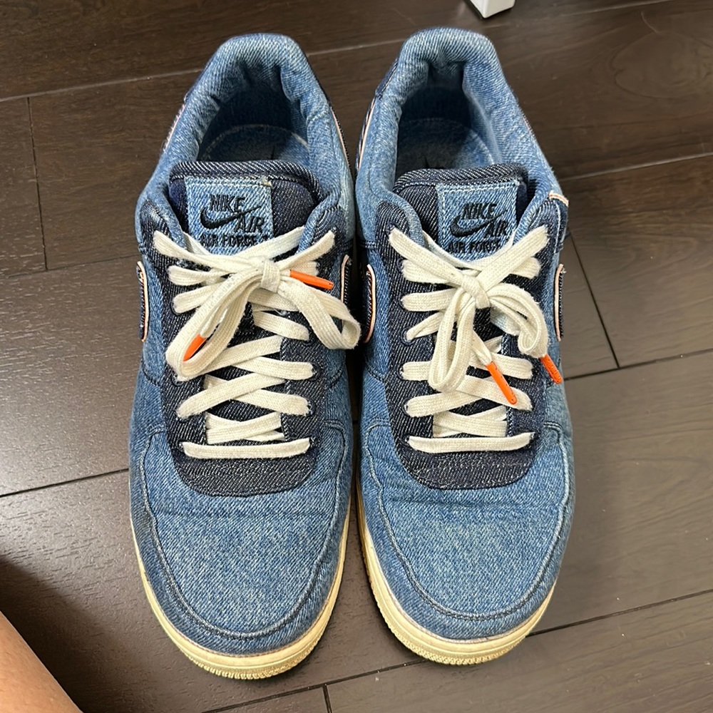 Nike 3x1 Air Force AF1 - Men’s 10.5 - Denim Pack Indigo Sneakers special edition